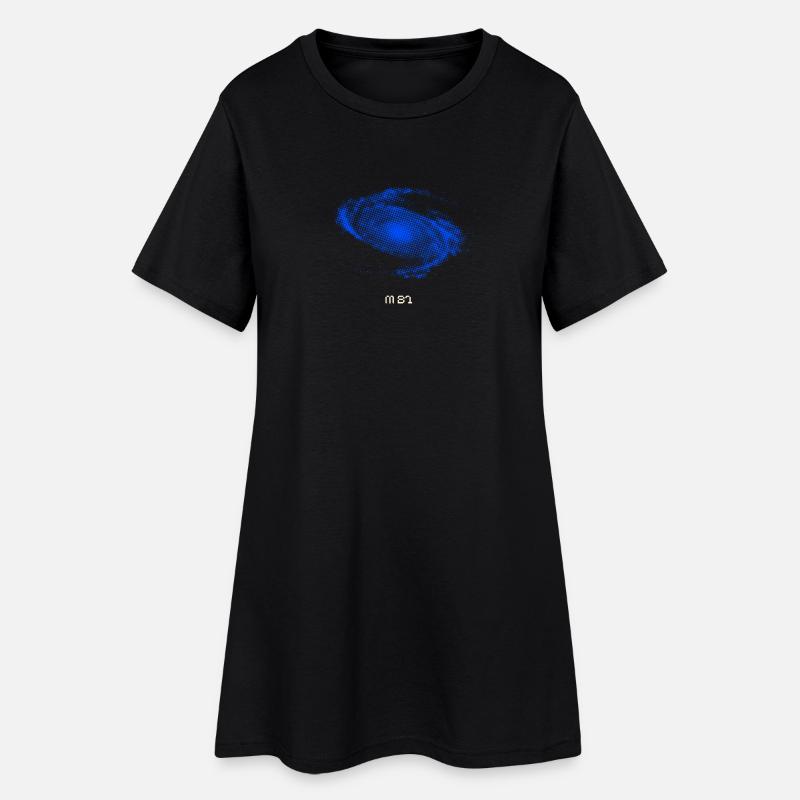 M81 - Bodes Galaxie - Frauen T-Shirt-Kleid - Schwarz