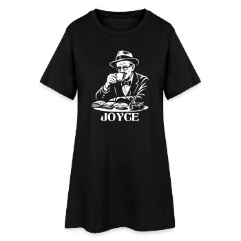 James Joyce Café Retro Reader - Women’s T-Shirt Dress - black - Front