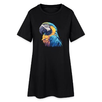 Aras Ara - Frauen T-Shirt-Kleid - Schwarz - Vorne