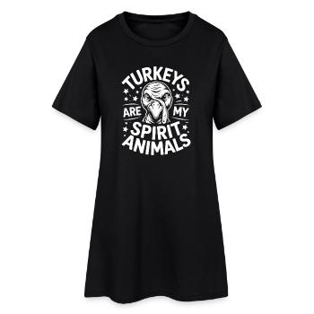 Dictons de la Dinde, Don de Dinde Drôle - Robe T-shirt Femme - noir - Devant