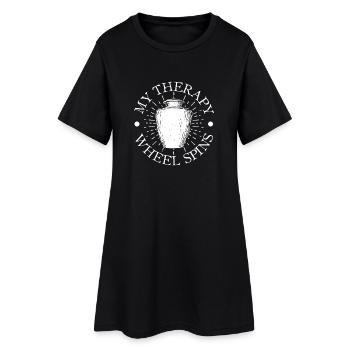 Pottery Artists My Therapy Pottery - Frauen T-Shirt-Kleid - Schwarz - Vorne