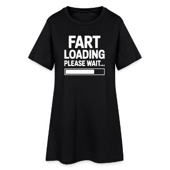 Chargement des pets, veuillez patienter... - Robe T-shirt Femme - noir - Devant