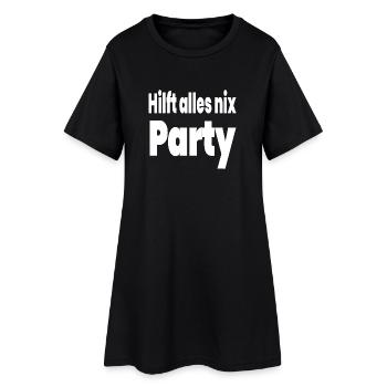 Parti - Robe T-shirt Femme - noir - Devant