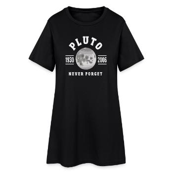 Pluton n’oublie jamais 1930 2006 Planète - Robe T-shirt Femme - noir - Devant