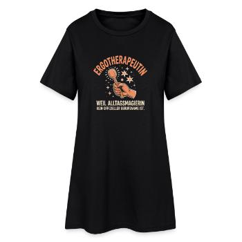 Ergotherapeutin Ergo Praxis Team Ergotherapie - Frauen T-Shirt-Kleid - Schwarz - Vorne