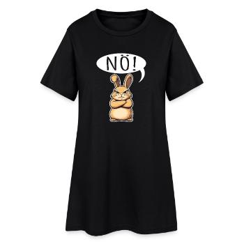 Lower Austria Funny Easter Bunny Cool Easter Bunny Easter Shirt - Women’s T-Shirt Dress - black - Front