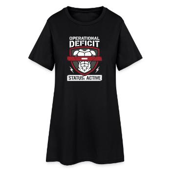 Schnittsaison Bei Reduziertem Kaloriendefizit - Frauen T-Shirt-Kleid - Schwarz - Vorne