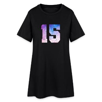 Issue 15 – 15th Anniversary Gift - Women’s T-Shirt Dress - black - Front