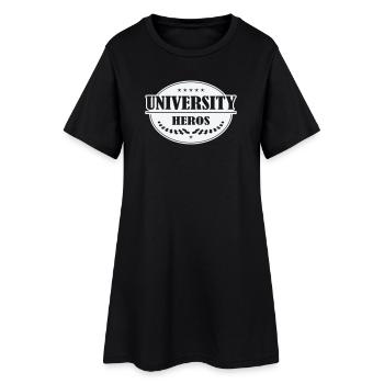 Insigne Unihelden - Robe T-shirt Femme - noir - Devant