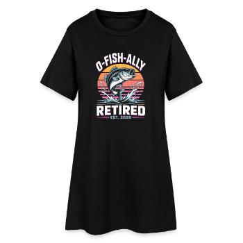 Ofish Ally Retired 2026 - Frauen T-Shirt-Kleid - Schwarz - Vorne
