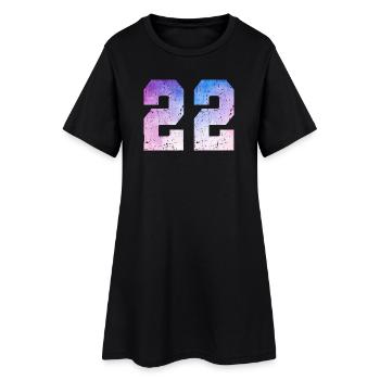 Issue 22 – 22nd Anniversary Gift - Women’s T-Shirt Dress - black - Front