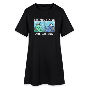 Scouts de camping Randonnée de montagne Campeurs forestiers Adve - Robe T-shirt Femme - noir - Devant