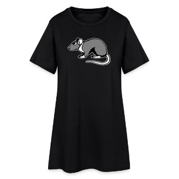 Rat Cool Lunettes de soleil Côté Roggeur drôle - Robe T-shirt Femme - noir - Devant