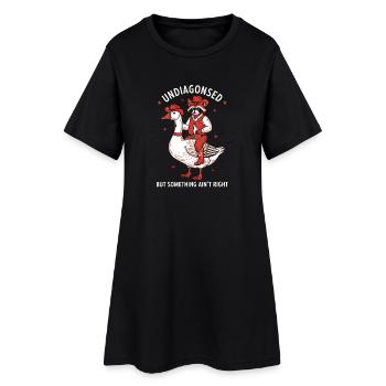 Chevauches de raton laveur de l’Ouest - Robe T-shirt Femme - noir - Devant