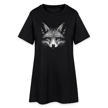 Red fox - Women’s T-Shirt Dress - black - Front