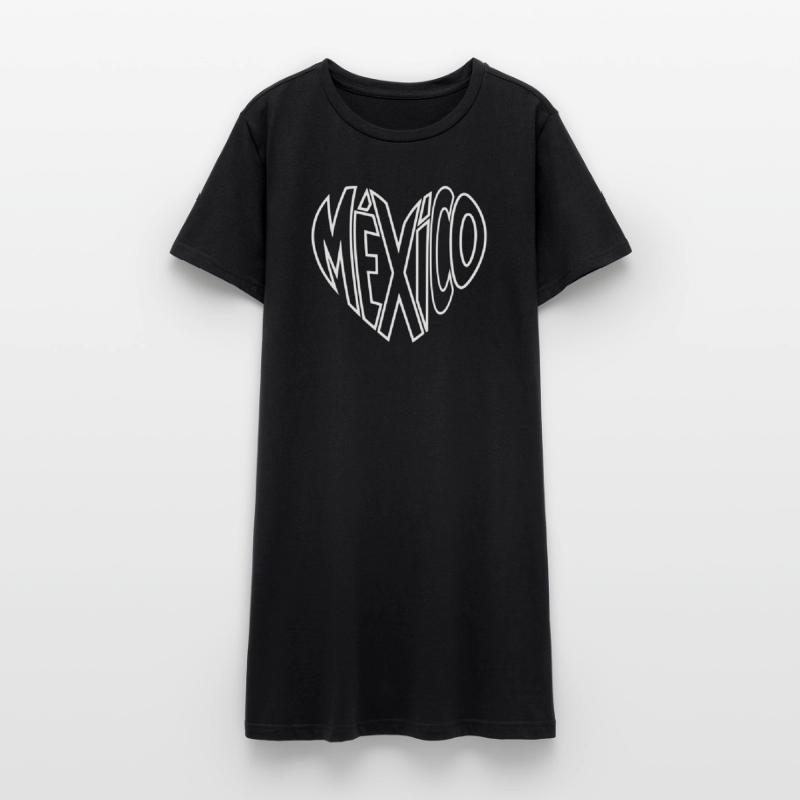 Mexico Perspective Lettering Women’s T-Shirt Dress