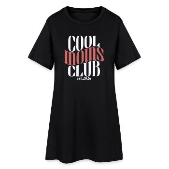 Club des mamans cool - Cadeau de maman pour la fête des mères - Robe T-shirt Femme - noir - Devant