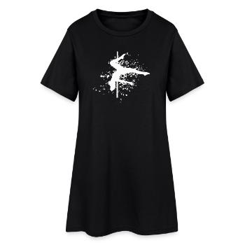 Pole Dance Bar Fitness Femmes Pole Danse - Robe T-shirt Femme - noir - Devant