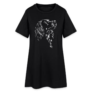 Gordon Setter Silhouette Chiens de chasse Chiens Wilsigns - Robe T-shirt Femme - noir - Devant