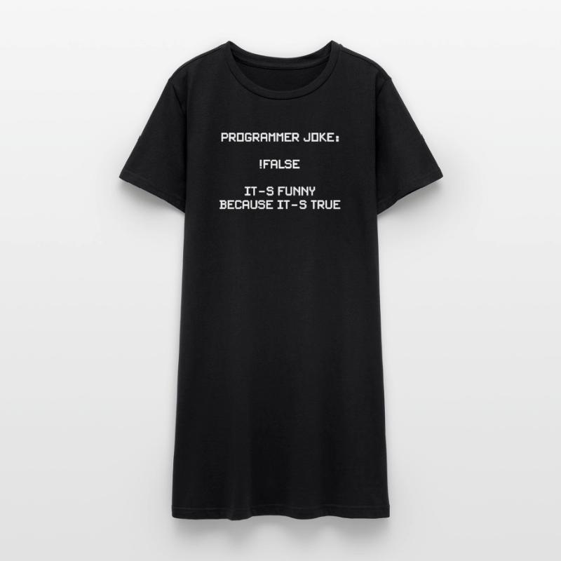 Funny programmer motif for developers, coders Women’s T-Shirt Dress