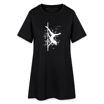 Pole Dance Bar Fitness Femmes Pole Danse - Robe T-shirt Femme - noir - Devant