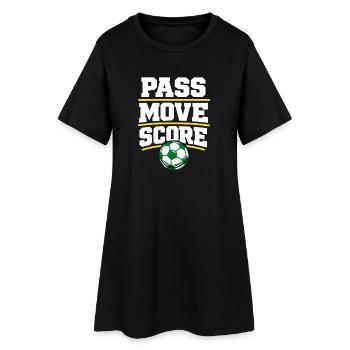 Entraîneur de football pour les sports jeunesse - Robe T-shirt Femme - noir - Devant