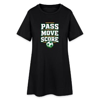 Entraîneur de football pour les sports jeunesse - Robe T-shirt Femme - noir - Devant
