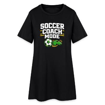 Entraîneur de football pour les sports jeunesse - Robe T-shirt Femme - noir - Devant