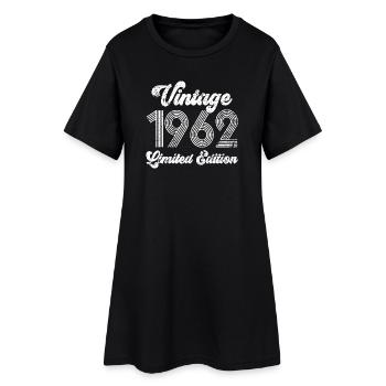 Édition limitée vintage 1962 - Robe T-shirt Femme - noir - Devant