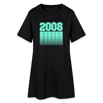 2008 - Robe T-shirt Femme - noir - Devant