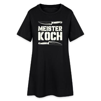 meister_koch- - Women’s T-Shirt Dress - black - Front