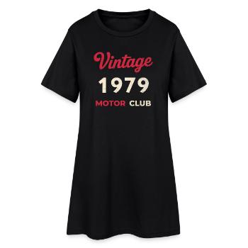 Cadeau vintage de l’année de naissance rétro du Motor Club 1984 - Robe T-shirt Femme - noir - Devant