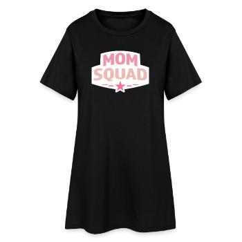Équipe de mamans - Robe T-shirt Femme - noir - Devant
