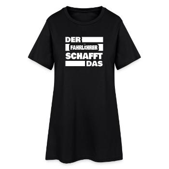 Beruf Fahrlehrer - Frauen T-Shirt-Kleid - Schwarz - Vorne