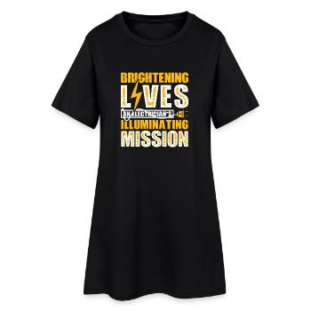 Electrician, Electronics Technician, Electrician - Women’s T-Shirt Dress - black - Front