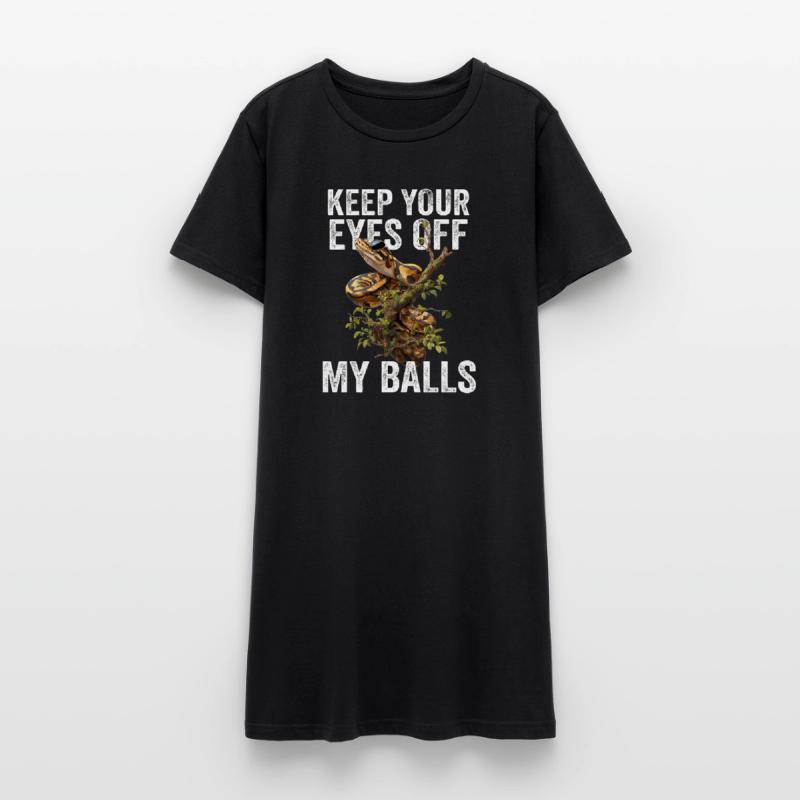 King Python Snakes Lover Terrarium Python Women’s T-Shirt Dress