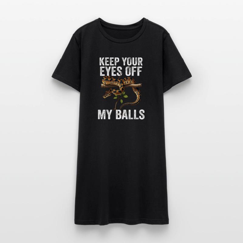 King Python Snakes Lover Terrarium Python Women’s T-Shirt Dress