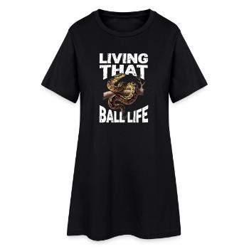 Python roi Serpents Amateurs de terrarium Python - Robe T-shirt Femme - noir - Devant