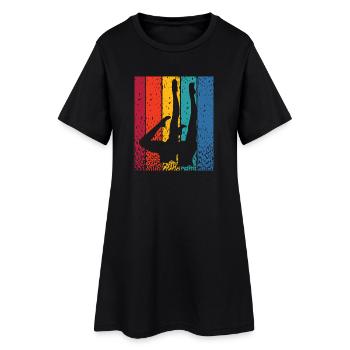Natation artistique par équipe Natation synchronisée - Robe T-shirt Femme - noir - Devant