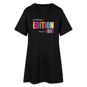 Limitierte Auflage Hergestellt 1941 - Frauen T-Shirt-Kleid - Schwarz - Vorne