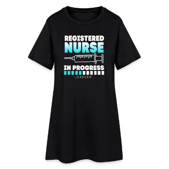 Don d’infirmières de l’hôpital des infirmières - Robe T-shirt Femme - noir - Devant