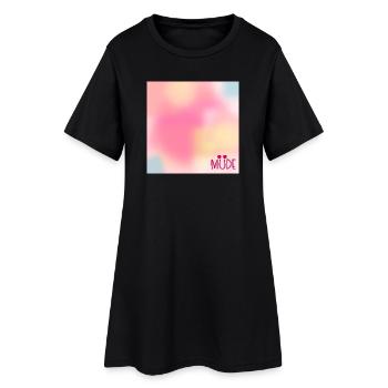 Himmel Stimmung Müde - Frauen T-Shirt-Kleid - Schwarz - Vorne
