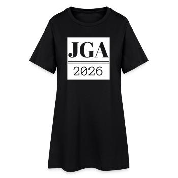 Chemise d’enterrement de vie de garçon - Robe T-shirt Femme - noir - Devant