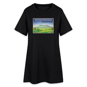 Monte Vautour - Robe T-shirt Femme - noir - Devant