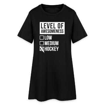 Hockey Hockey Hockey - Robe T-shirt Femme - noir - Devant