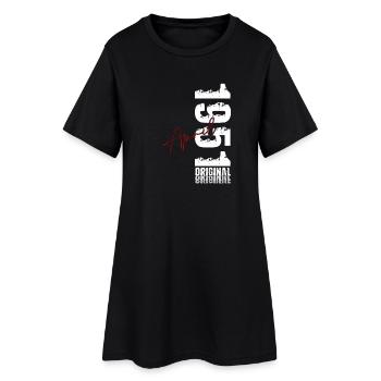 Cadeau du 75e anniversaire Mari Original avril 1951 - Robe T-shirt Femme - noir - Devant