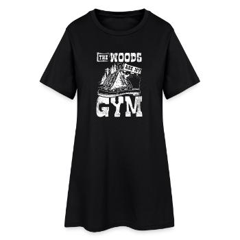 Survival Bushcraft Outdoor Adventure - Women’s T-Shirt Dress - black - Front