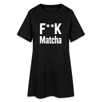 Matcha Rebellion T-shirt - Robe T-shirt Femme - noir - Devant