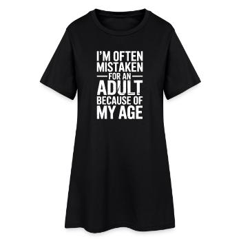 Dire que les jeunes ont l’air vieux Humour Cadeau drôle - Robe T-shirt Femme - noir - Devant
