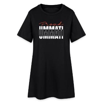 Conception islamique pour les musulmans Coran Islam Muslim Dua - Robe T-shirt Femme - noir - Devant